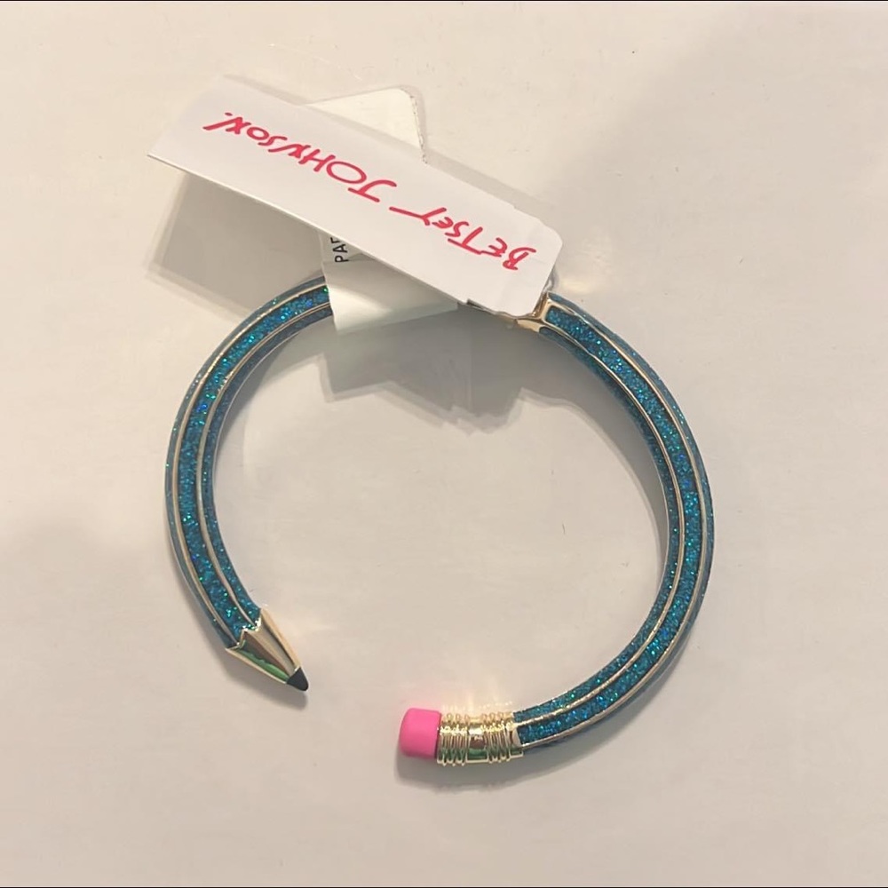 Blue Betsey Johnson Pencil Bracelet